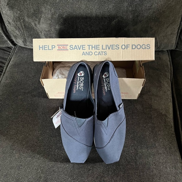 Skechers Women’s Blue Slip-On Shoes - Picture 1 of 7